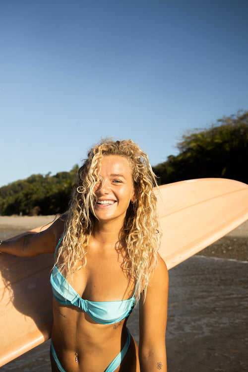 O'ahu Bikini Top - Glossy Lagoon